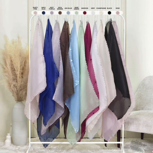 Selendang Organza