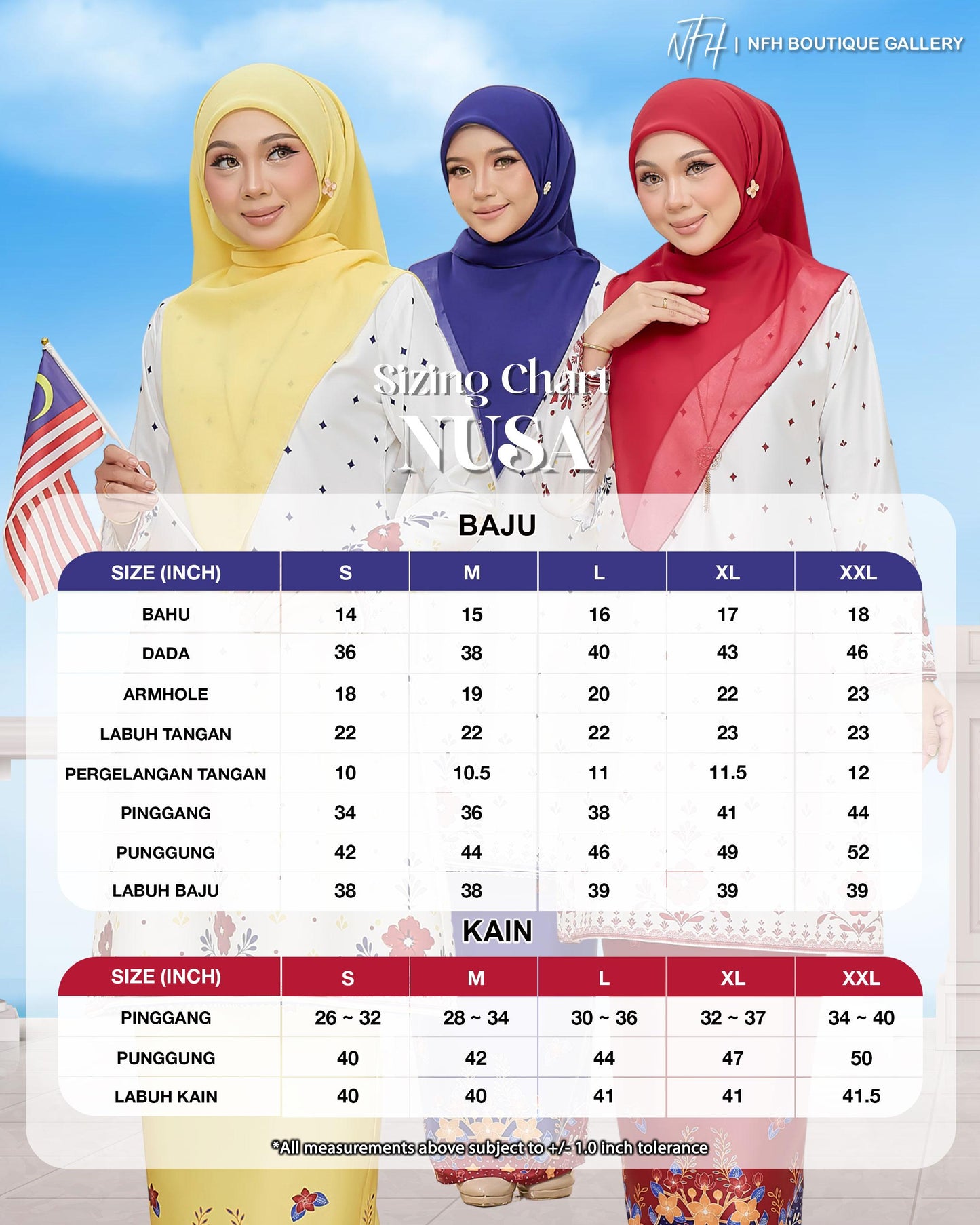 Nusa + Bawal merdeka